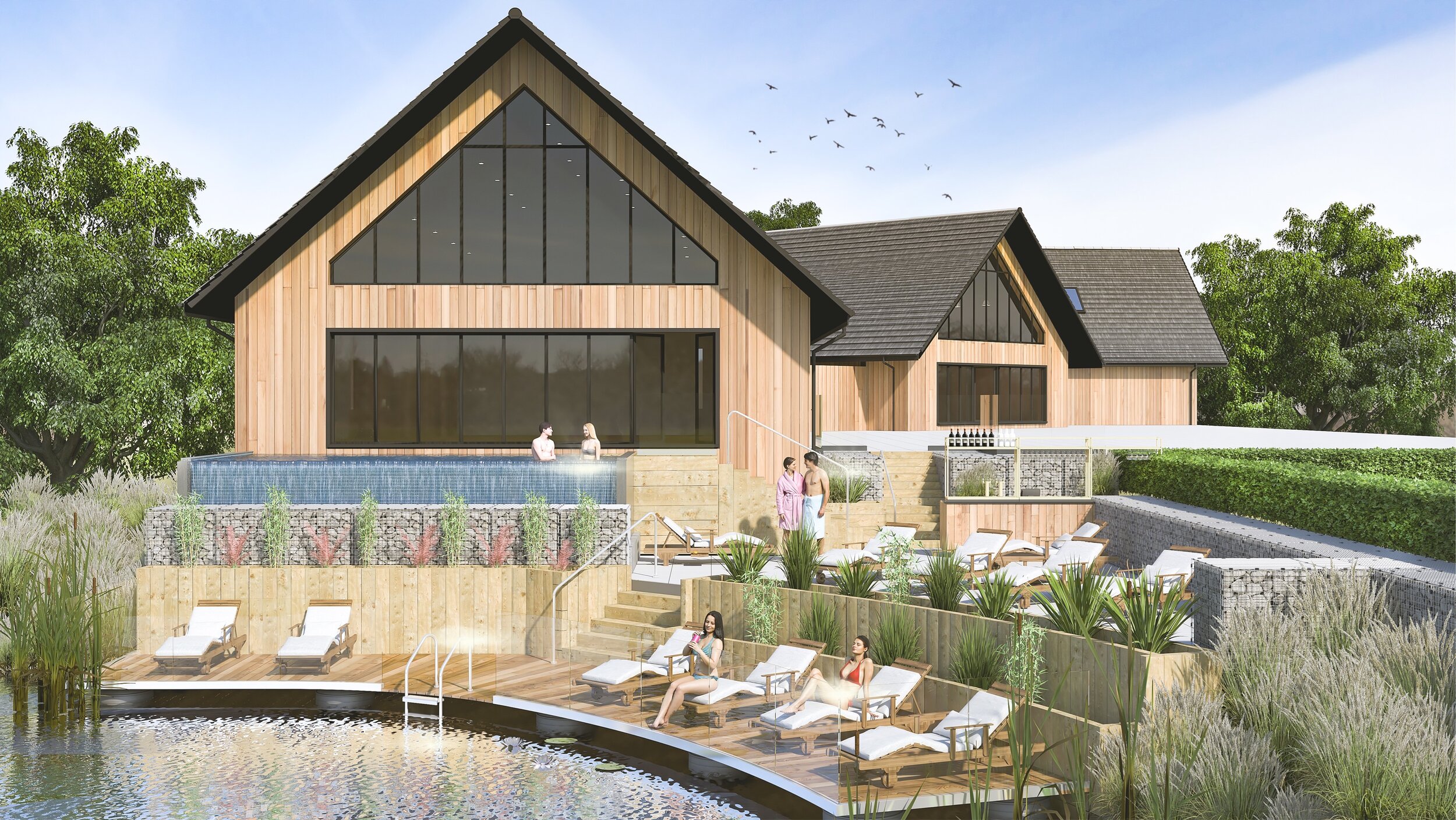 Rase Steels and Tradeglaze commence work on a new luxury spa and gym complex at Laceby Manor Golf Resort
