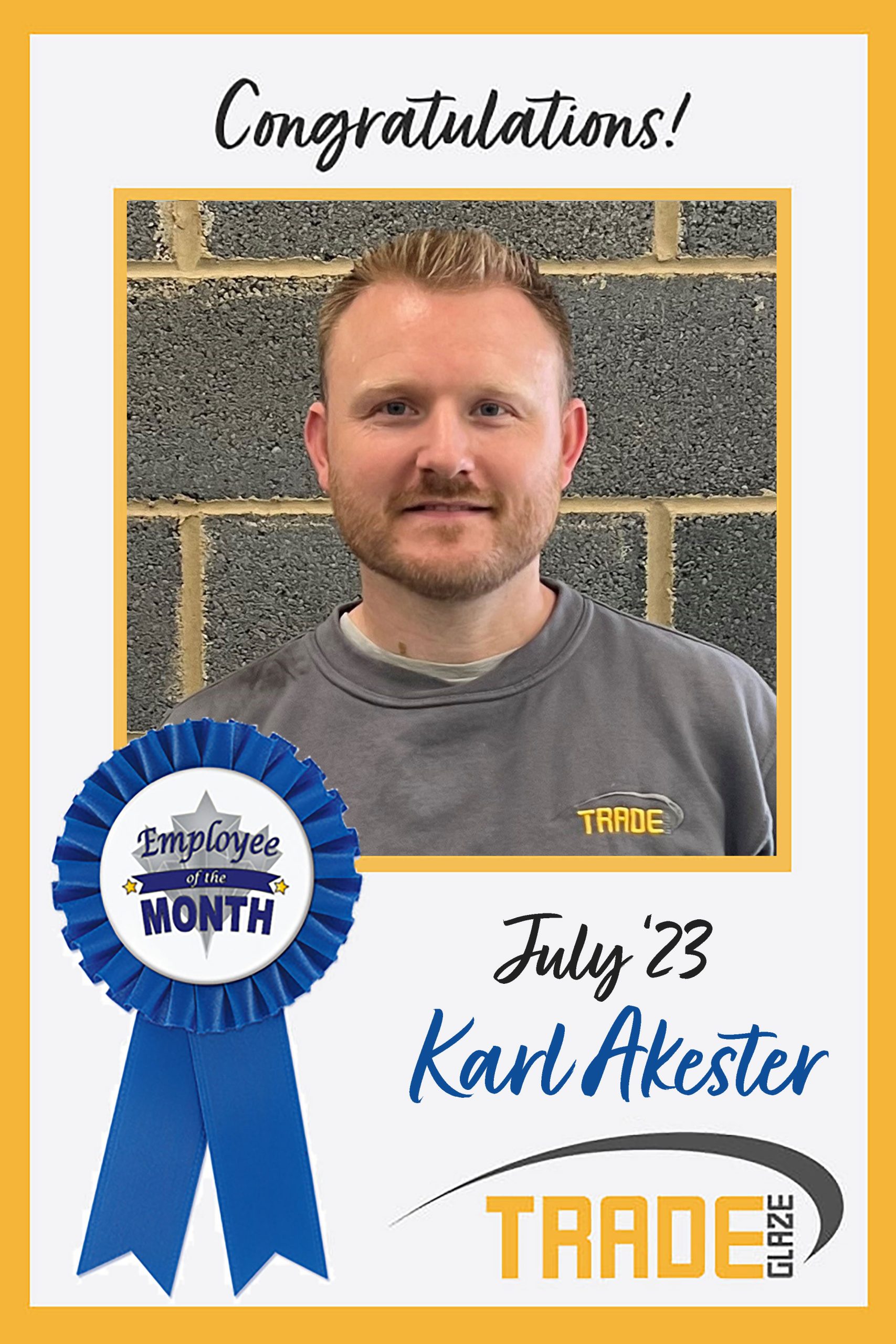 Meet our July Employee of the Month: Karl Akester